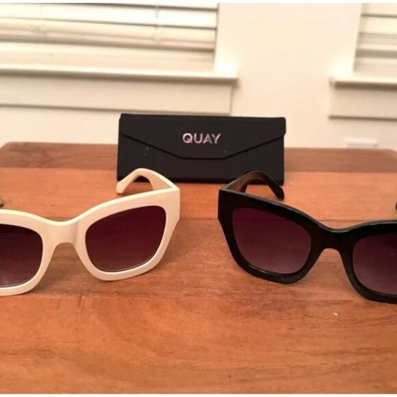 QUAY BY THE WAY sunglasses NWOT’s which are Sold Out This listing for black pair - Picture 9 of 9
